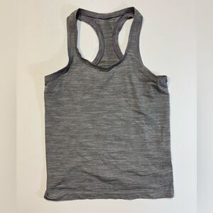 Lululemon Athletica Gray Striped Tank Top - 8